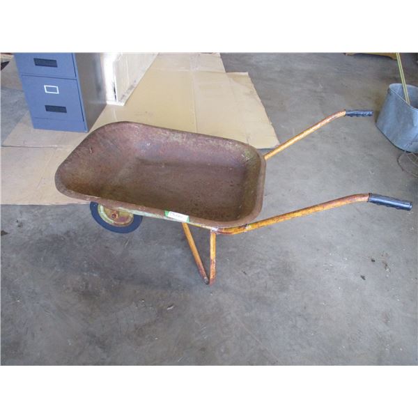 Small Metal Wheelbarrow