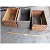 Image 1 : (3) Wooden Crates - One With Cascade Brand