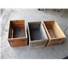 Image 3 : (3) Wooden Crates - One With Cascade Brand