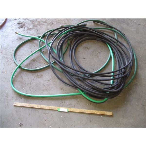 (2) Plastic Garden Hoses