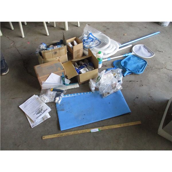 Swimming Pool Supplies: Hoses, Filters, Skimmers, Algae Kill, etc.