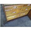 Image 11 : Bedroom Suite: 4 Drawer Chest of Drawers, Headboard & Foot board With Rails, Dresser With Mirror - M