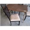 Image 3 : Table - 4' x 2.5' Open, Four Chairs, Extension Leaf