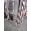 Image 6 : (6 Times Bid Price) (6) Scaffold Ends With Pins, Planks, & (6) Cross Braces
