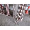 Image 6 : (6 Times Bid Price) (6) Scaffold Ends With Pins, Planks, & (5) Cross Braces