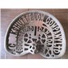 Image 2 : Cockshutt Cast Iron Seat - Original - Some Damage to the Letters in Cockshutt