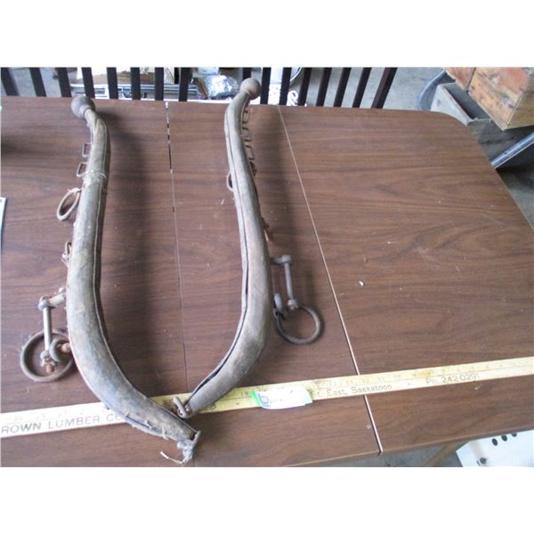 Set of Haines With Brass Tops