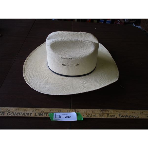 White Cowboy Hat - Size 7