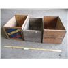 Image 2 : (3) Crates - One With Economy Apples Label