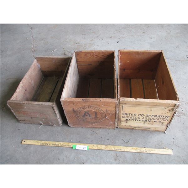(3) Crates - One With A1 Brand