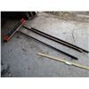 Image 1 : (2) Crowbars, Push Broom