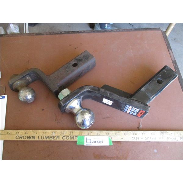 (2) Receiver Hitches, (2) Balls