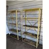 Image 1 : (2 Times Bid Price) (2) Metal Shelves - 6' x 3'