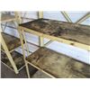 Image 4 : (2 Times Bid Price) (2) Metal Shelves - 6' x 3'