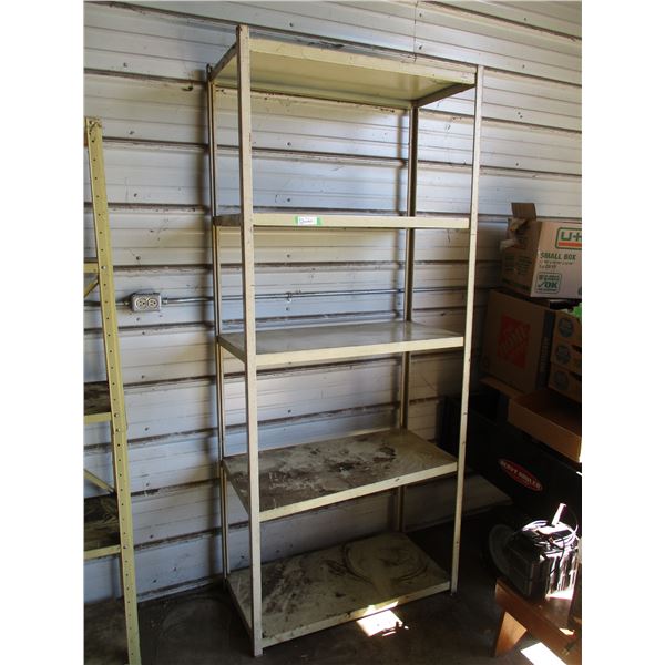 Metal Shelf Unit - 7' x 3;