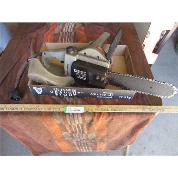 Mastercraft Electric Chainsaw, Safety Goggles