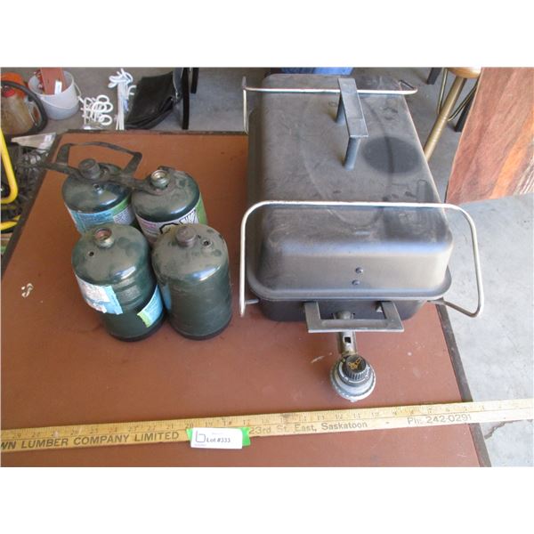 Tabletop Propane Barbecue, Propane Bottles