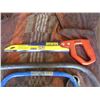 Image 4 : (2) Bucksaws, Irwin Utility Toolbox Saw