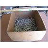 Image 1 : Partial Box of 3 1/2" Galvanized Nails - Large Heads