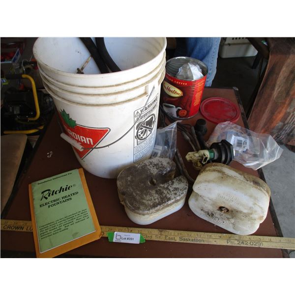 Watering Bowl Parts - Some New, Some Used