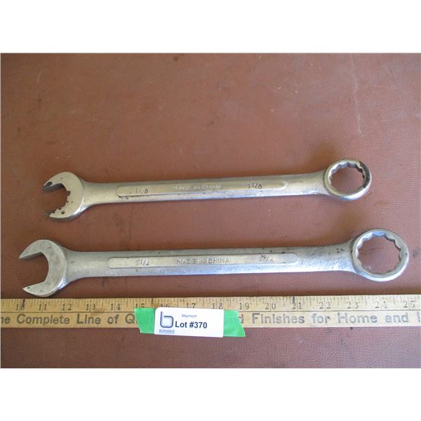 (2 Times Bid Price) (2) Wrenches - 1-1/4" & 1-1/8"