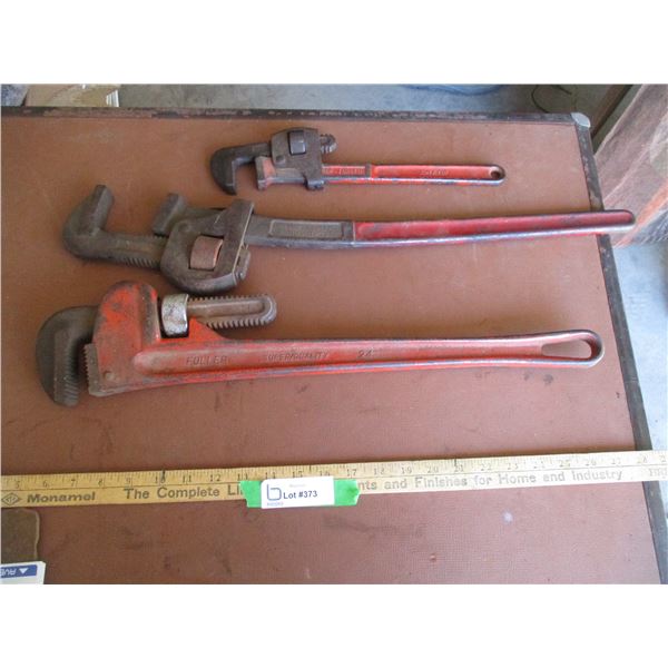 (3) Pipe Wrenches