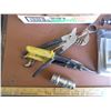 Image 3 : Black & Decker Battery Charger, Poly Gloves, Wrench, Pliers, Tin Snips, Weiser Lock Set, Black & Dec