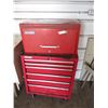 Image 1 : 2 Piece Tool Chest - International Top, Craftsman Bottom, 27" x 48", On Casters - Damaged
