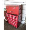 Image 2 : 2 Piece Tool Chest - International Top, Craftsman Bottom, 27" x 48", On Casters - Damaged
