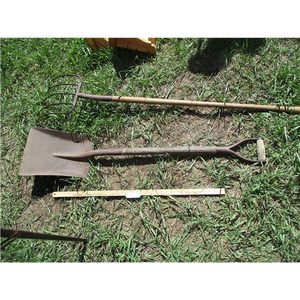 5 Tine Fork, Shovel