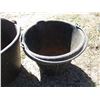 Image 3 : (2) Rubber Feed Pails - One is 12", One is 14"