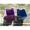 Image 1 : (2 Times Bid Price) (2) Wall Hang Feed Tubs