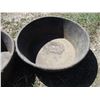 Image 3 : (2 Times Bid Price (2) 24" Rubber Feed Tubs