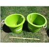 Image 1 : (2 Times Bid Price) (2) Feed Tubs - 17 Gallon