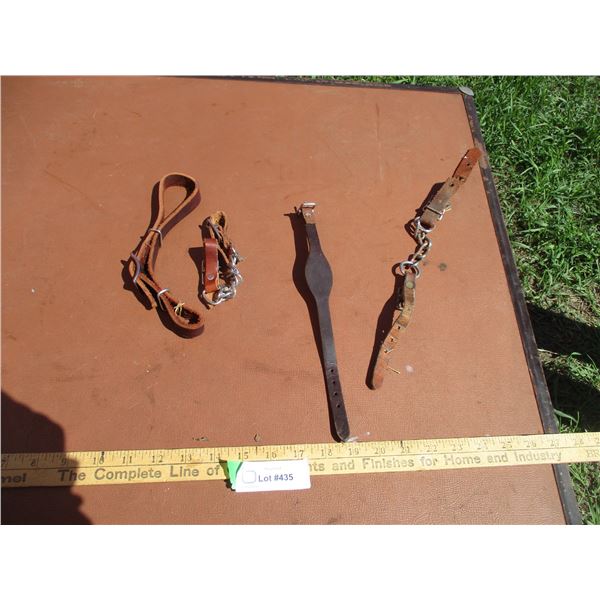 (3) Chin Straps, Stirrup Strap