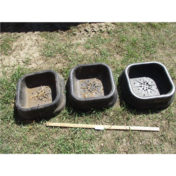 (3 Times Bid Price) (3) Mineral Block Pans