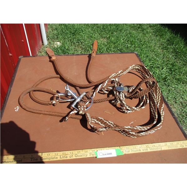 Parachute Cord Head Stall, Bit, & Reins