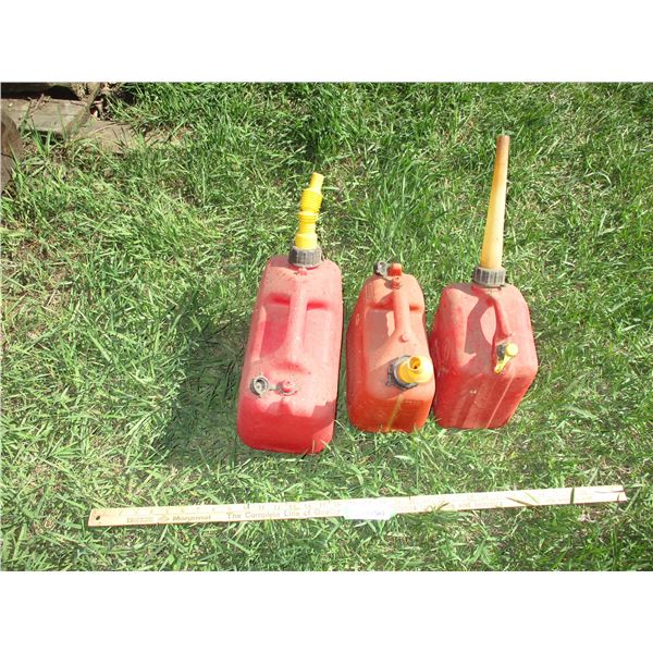 (3) Gas Cans