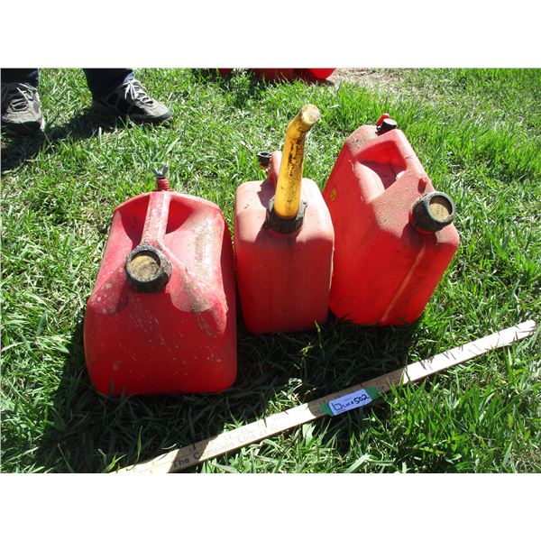 (3) Gas Cans