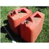 Image 3 : (3) Gas Cans - One is Metal