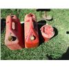 Image 4 : (3) Gas Cans - One is Metal