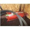 Image 2 : Red Hydraulic Ram With Hoses