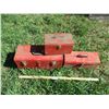 Image 1 : (3) Red Metal Tool Boxes