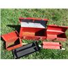 Image 3 : (3) Red Metal Tool Boxes