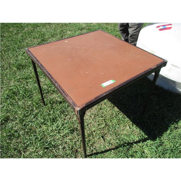 Folding Card Table