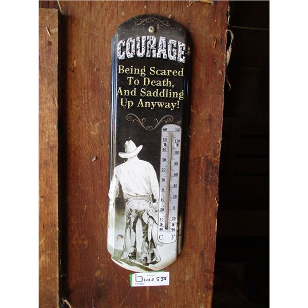 Cowboy Themed Thermometer