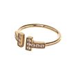 Image 5 : Tiffany & Co Gold T Wire Diamond Ring 4.5