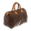 Image 2 : Louis Vuitton Brown Monogram Canvas Speedy 30cm Satchel Bag