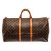 Image 1 : Louis Vuitton LV Keepall 60 Duffle Bag Brown Monogram Coated Canvas