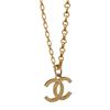 Image 4 : Chanel CC Bambi Necklace Gold Metal